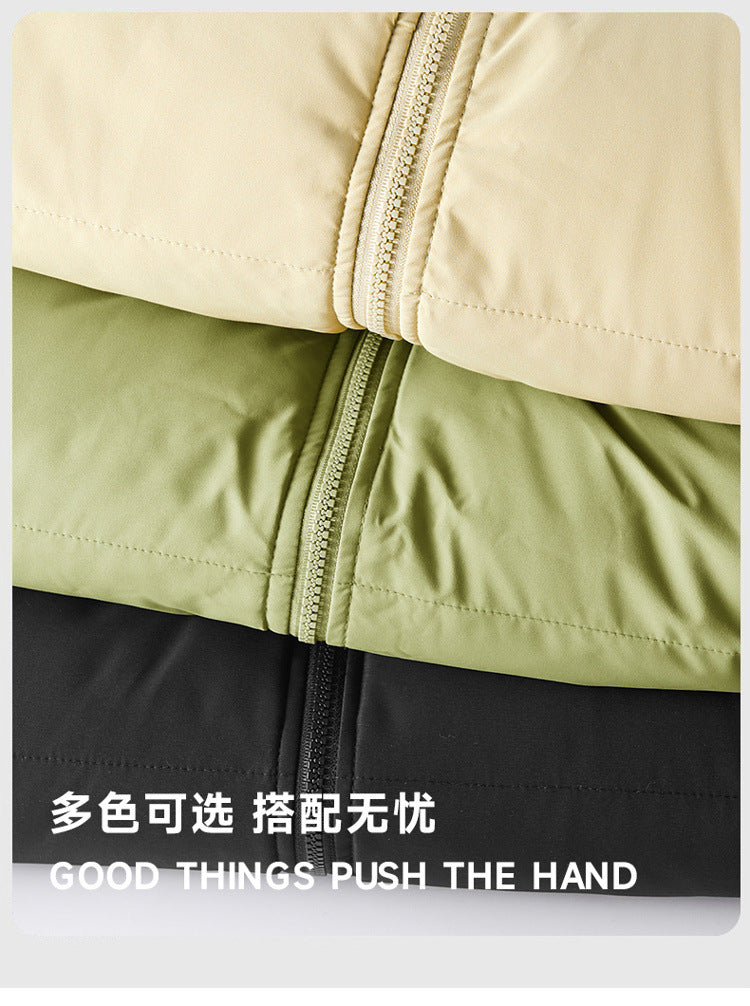Cross-Border Large Size Hot-Selling Hooded Removable Couple High-Quality Cotton Clothing Autumn and Winter Thickened Cotton Windproof and Warm Cotton Clothing