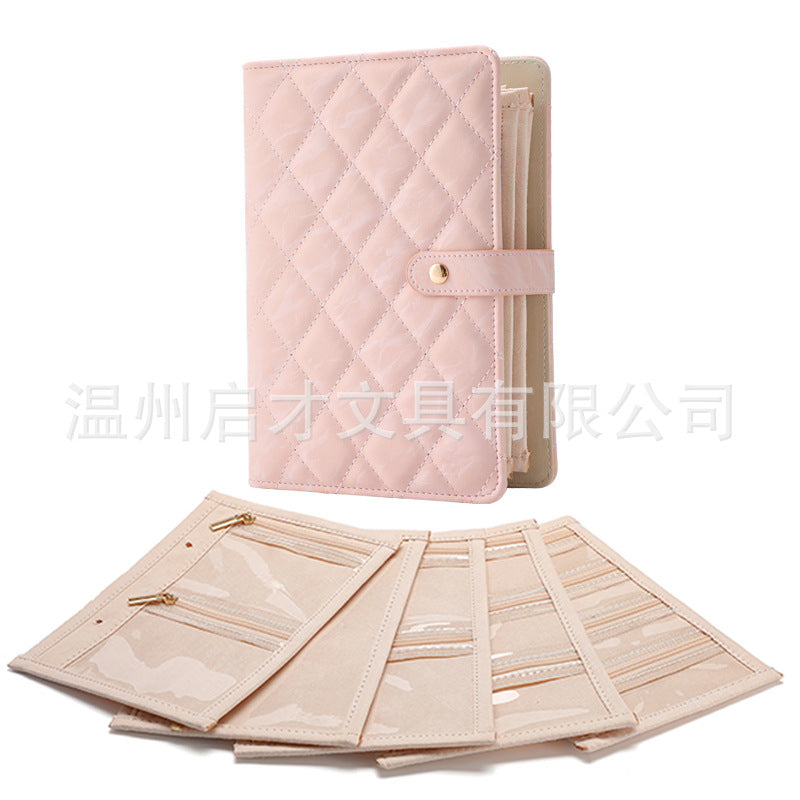 Storage Book for Jewelry, Bracelets, Earrings, Necklaces, Rings, Gold Jewelry Storage Bag, Customized Travel Portable Jewelry Bag