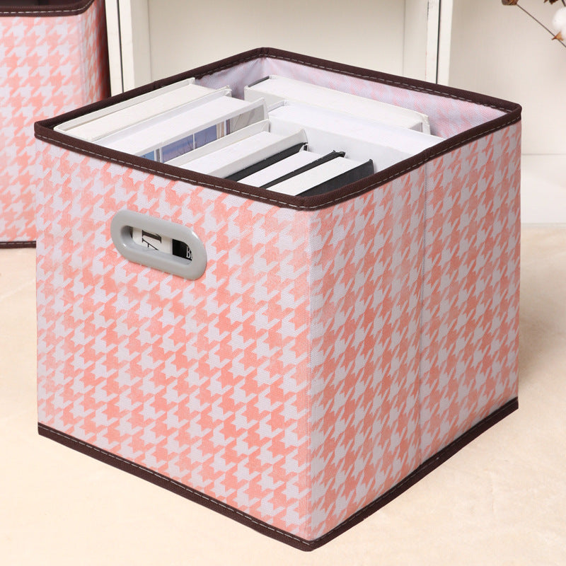 Amazon Lidless Storage Box Fabric Storage Box Foldable Large Drawer Storage Box Toy Storage Box
