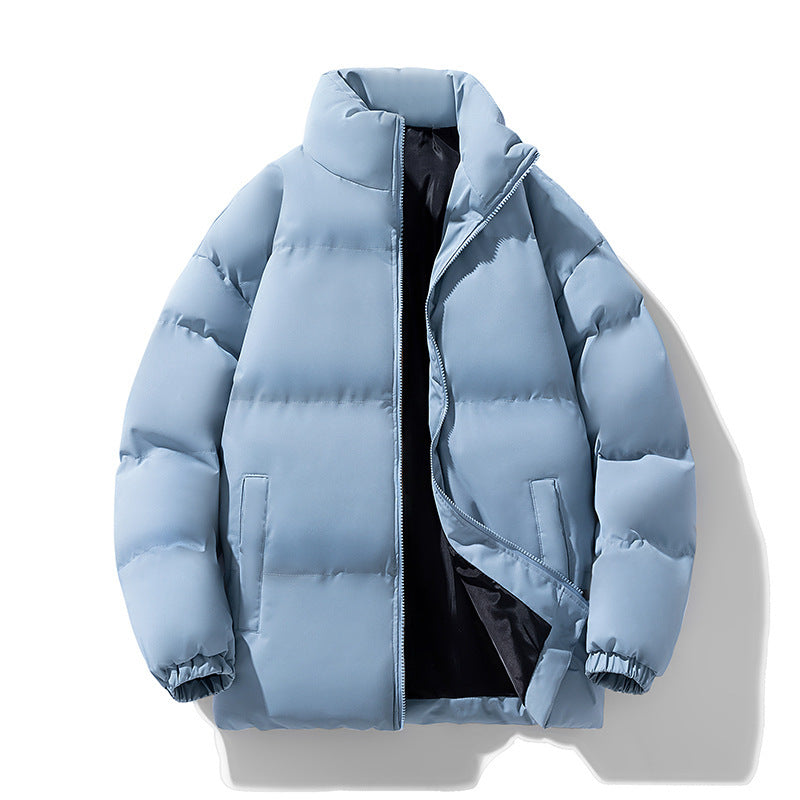 Cross-border foreign trade wholesale winter cotton-padded jacket male teenagers students thickened bread clothing trend warm cotton-padded jacket jacket male
