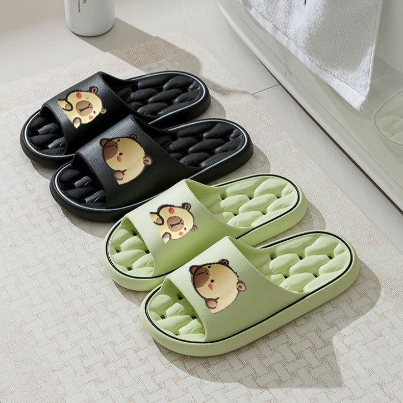 Kapi Barra Eva Slippers Women's Home Indoor Bath Shoes Bathroom Leakage Non-slip Slippers Men's Breathable Sandals