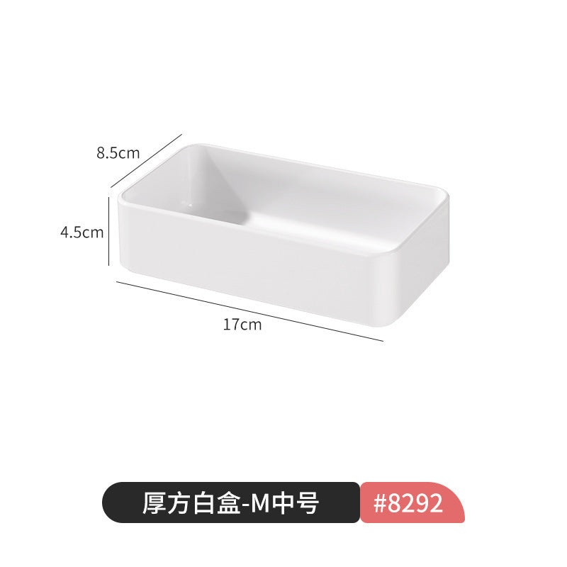 Mirror Cabinet Storage Box Bathroom Cosmetics Storage Rack Dressing Table Skin Care Product Mask Bathroom Desktop Organization Box