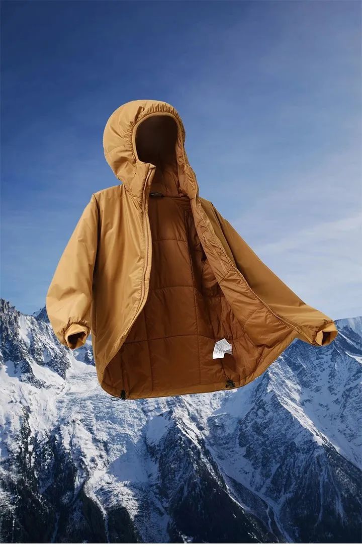 "Cow" Is Warmer Than Down! Outdoor Lightweight P Cotton Jacket Anti-Cold Wind Sports Hooded Cotton Jacket