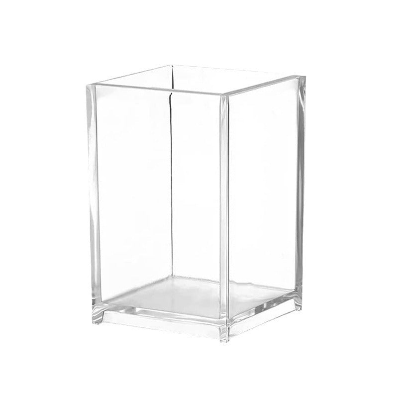Acrylic Pen Holder Storage Box College Student Desktop Decoration Office High-Looking Large-Capacity Transparent Storage Box