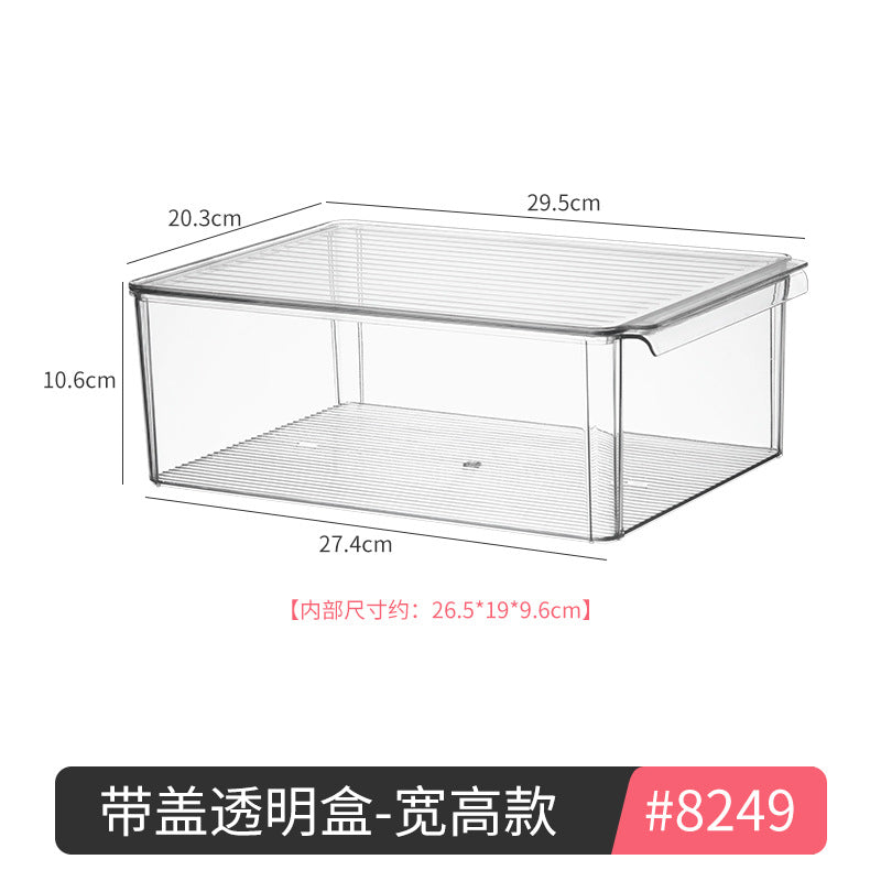 Tea Set Storage Box with Lid Dust-Proof Transparent Tea Table Desktop Tea Cup Storage Rack Kung Fu Teapot Storage Rack
