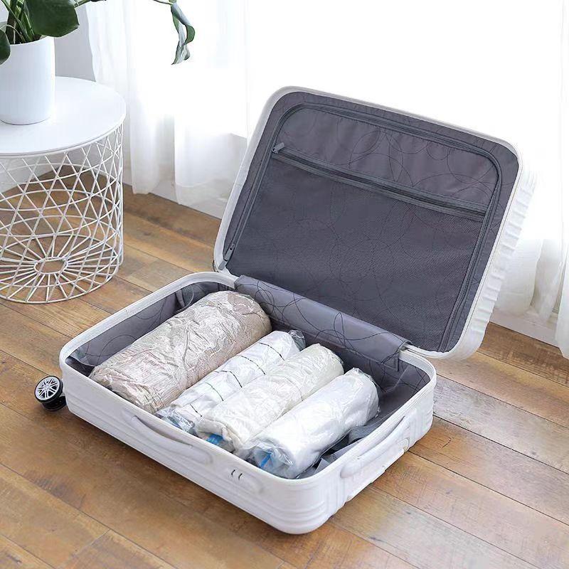 Hand-Rolled Vacuum Compression Bag, Clothes Quilt Storage Bag, Sealed Bag Artifact, Business Trip, No Air Extraction, Home Travel