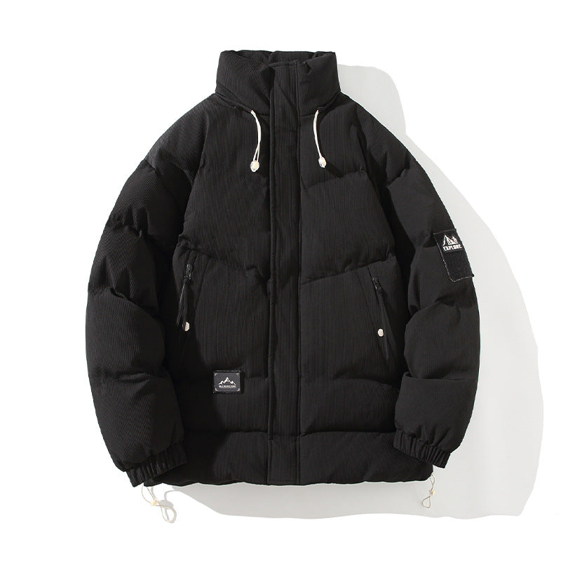 American Street Fashion Brand Graphene Winter Thickened I Charge Daily Casual All-match Cotton Jacket