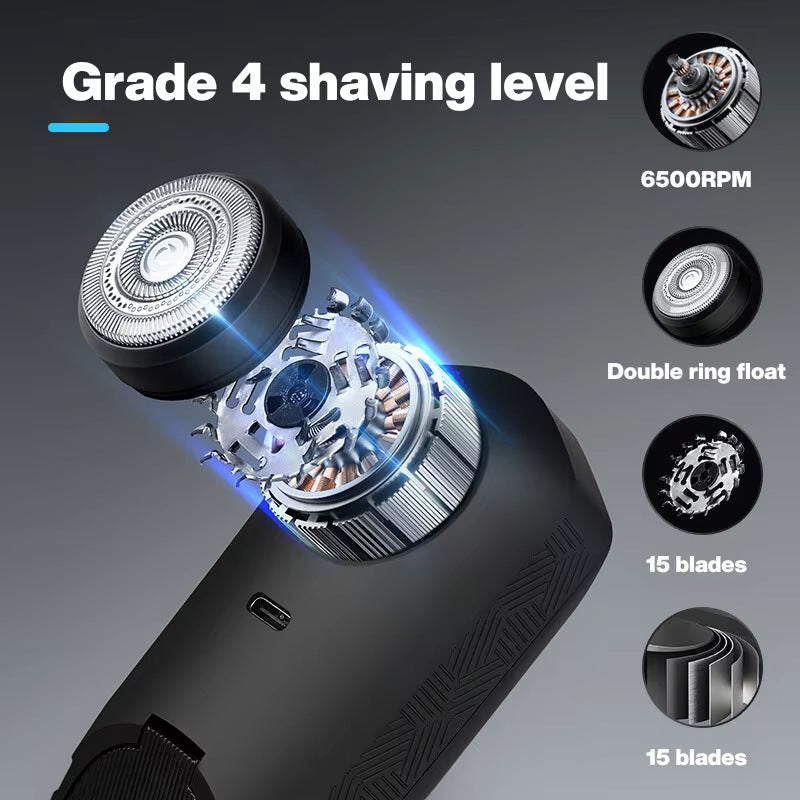 Cross-Border Shaver Two-In-One Electric Body Hair Trimmer Full Body Washable Men's Shaver Private Parts Shaver