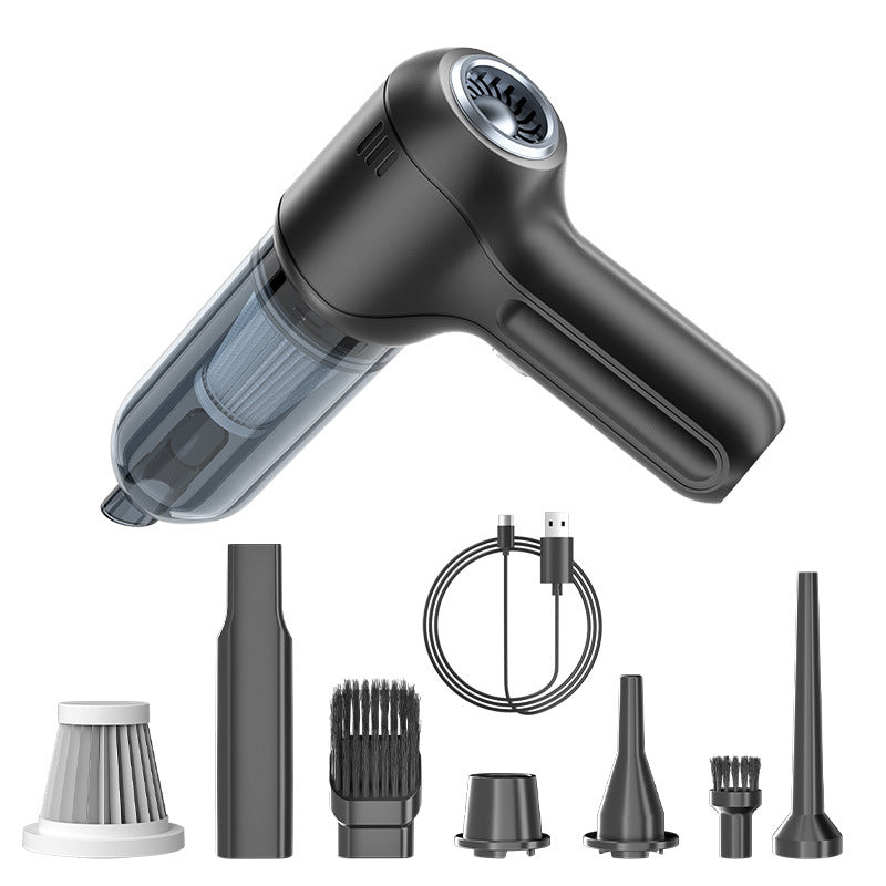 10KPa High-Suction Compact Cordless USB Portable Vacuum Cleaner for Cars, Home, Office