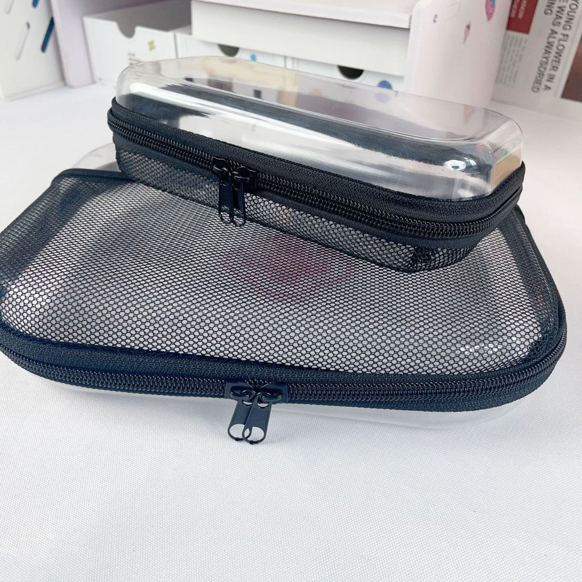 2025 Cross-Border Amazon Pet Mesh Tote Bag Zipper Mesh Storage and Sorting Bag Storage Bag Cross-Border Hot Seller