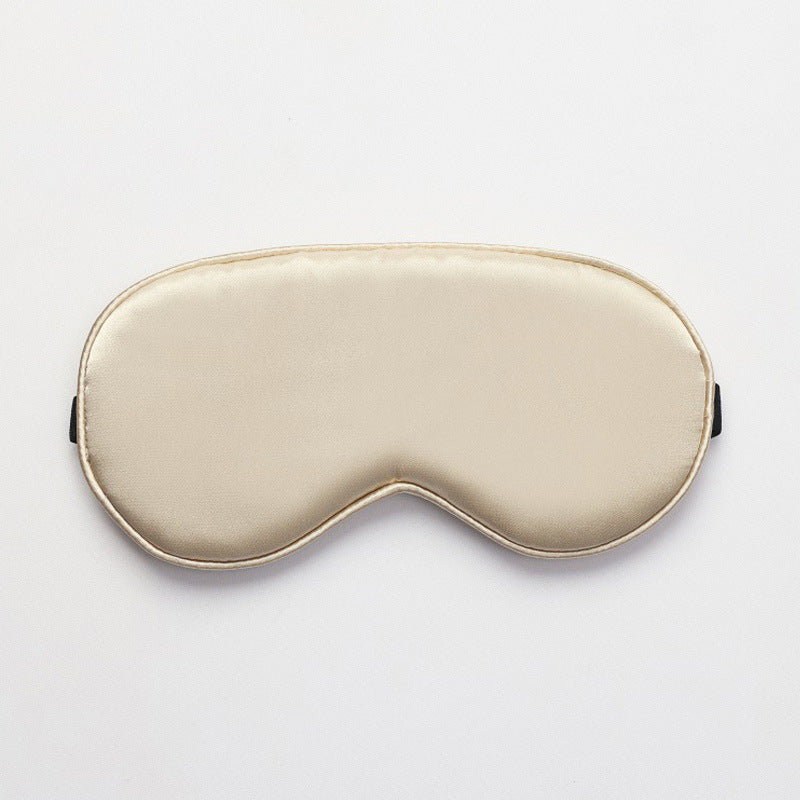 Cross-Border Eye Masks in Stock, Double-Sided Imitation Silk Sleep Wholesale, Blackout for Nap, Travel, Aviation, Full Blackout Eye Protection