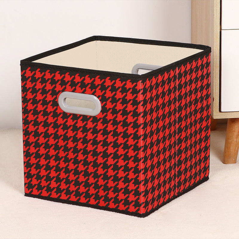 Amazon Lidless Storage Box Fabric Storage Box Foldable Large Drawer Storage Box Toy Storage Box