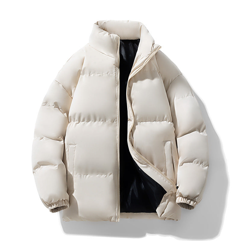 Cross-border foreign trade wholesale winter cotton-padded jacket male teenagers students thickened bread clothing trend warm cotton-padded jacket jacket male