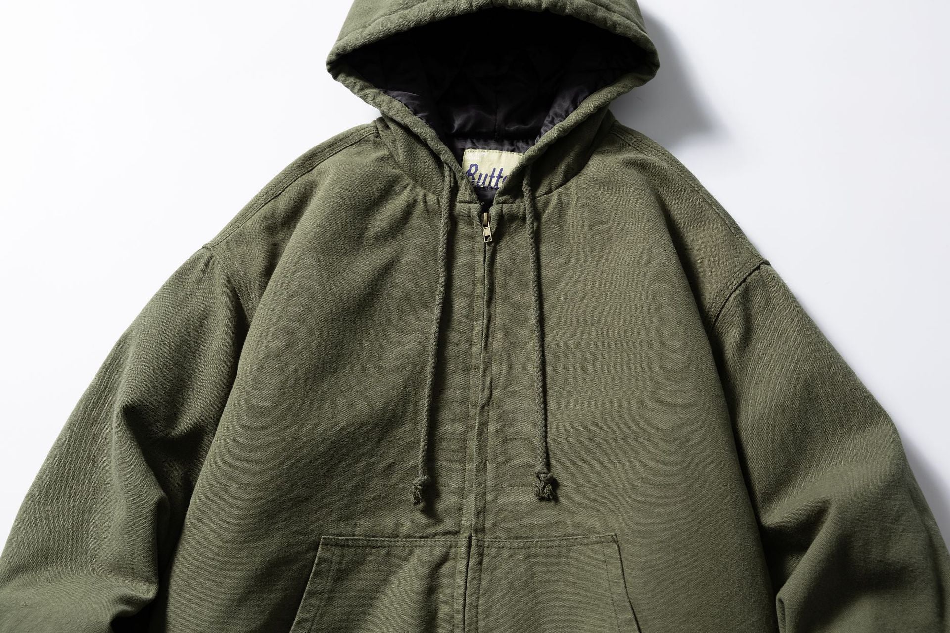 Mr. Song's Cross-Border Japanese-Style Trendy Heavily Washed Drawstring Hooded Inner Checkered Casual Warm Cotton Jacket for Men and Women