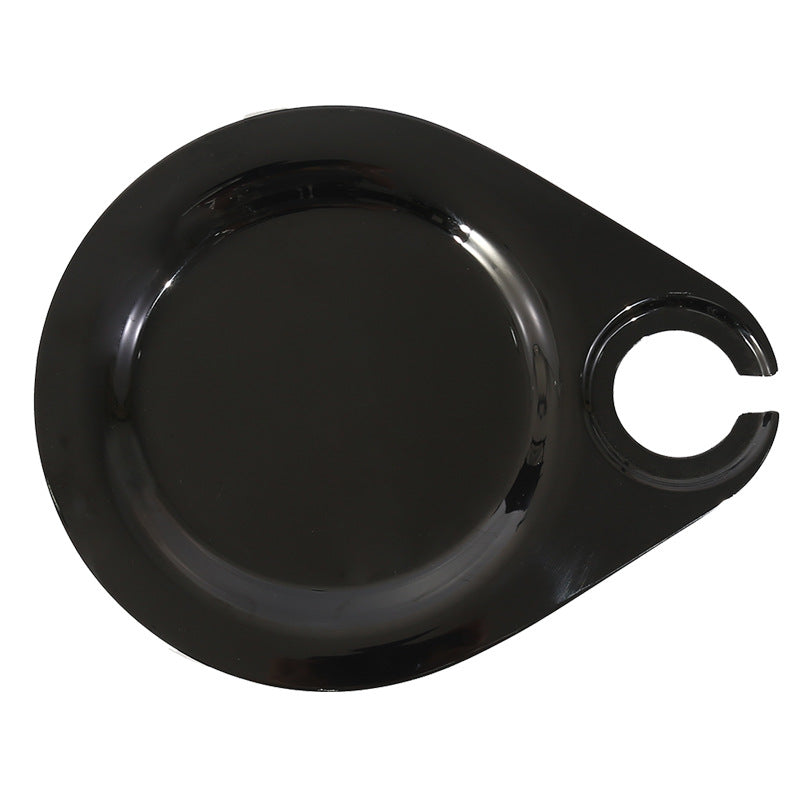 Cross-border in stock American dish cocktail plate creative with wine cup rack cooked food tray outdoor plate a generation of hair