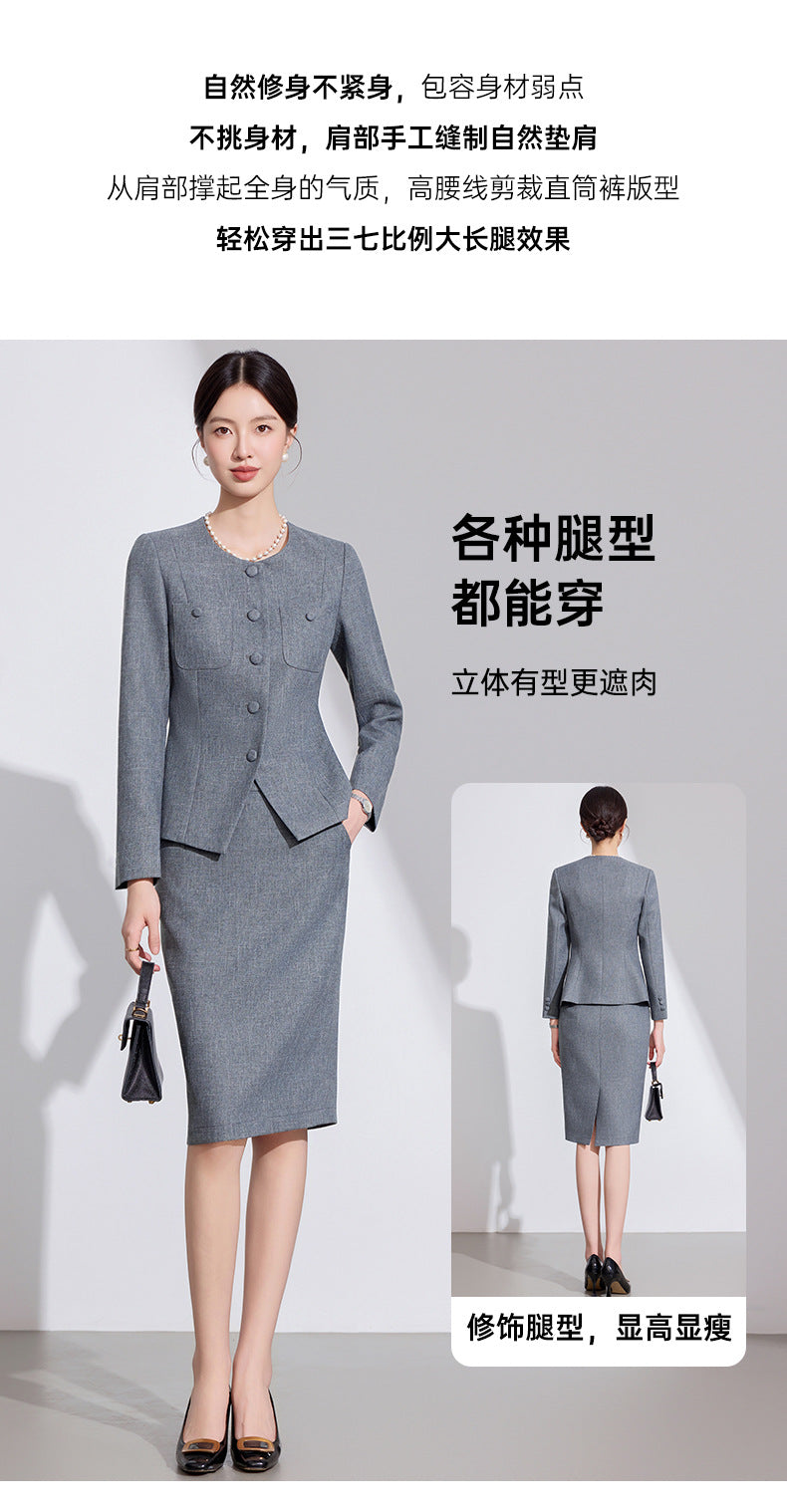 2025 Autumn and Winter Casual Fashion Suit Pants Business Wear Women's Cross-Border Export Pants Suit 6909