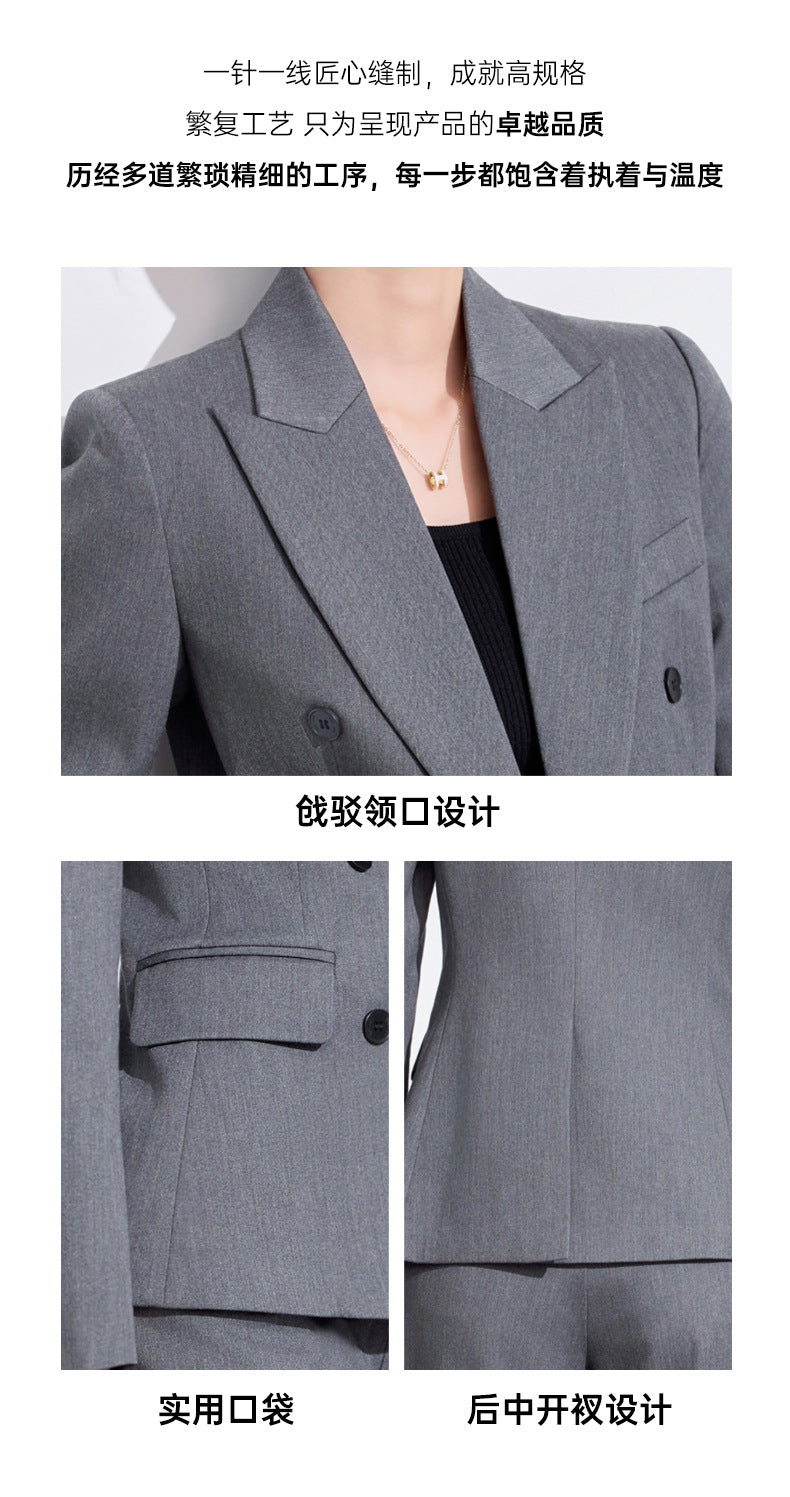 2025 Autumn and Winter Casual Fashion Suit Pants Business Wear Women's Cross-Border Export Pants Suit 6913
