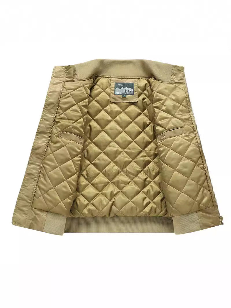 Autumn and Winter Ma1 New Jacket cotton and thickening Tooling Air Force Loose plus size Casual Jacket Baseball Suit Pilot