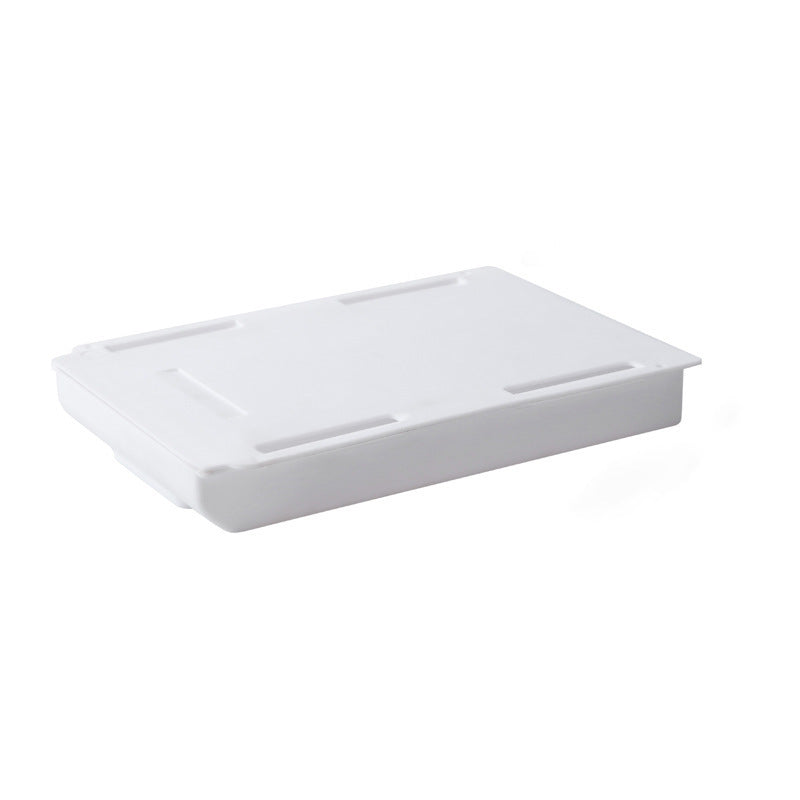 Hole-Free Hidden Drawer Storage Box under the Desk Storage Rack Office Book Desktop Pull-Out Invisible Storage Box