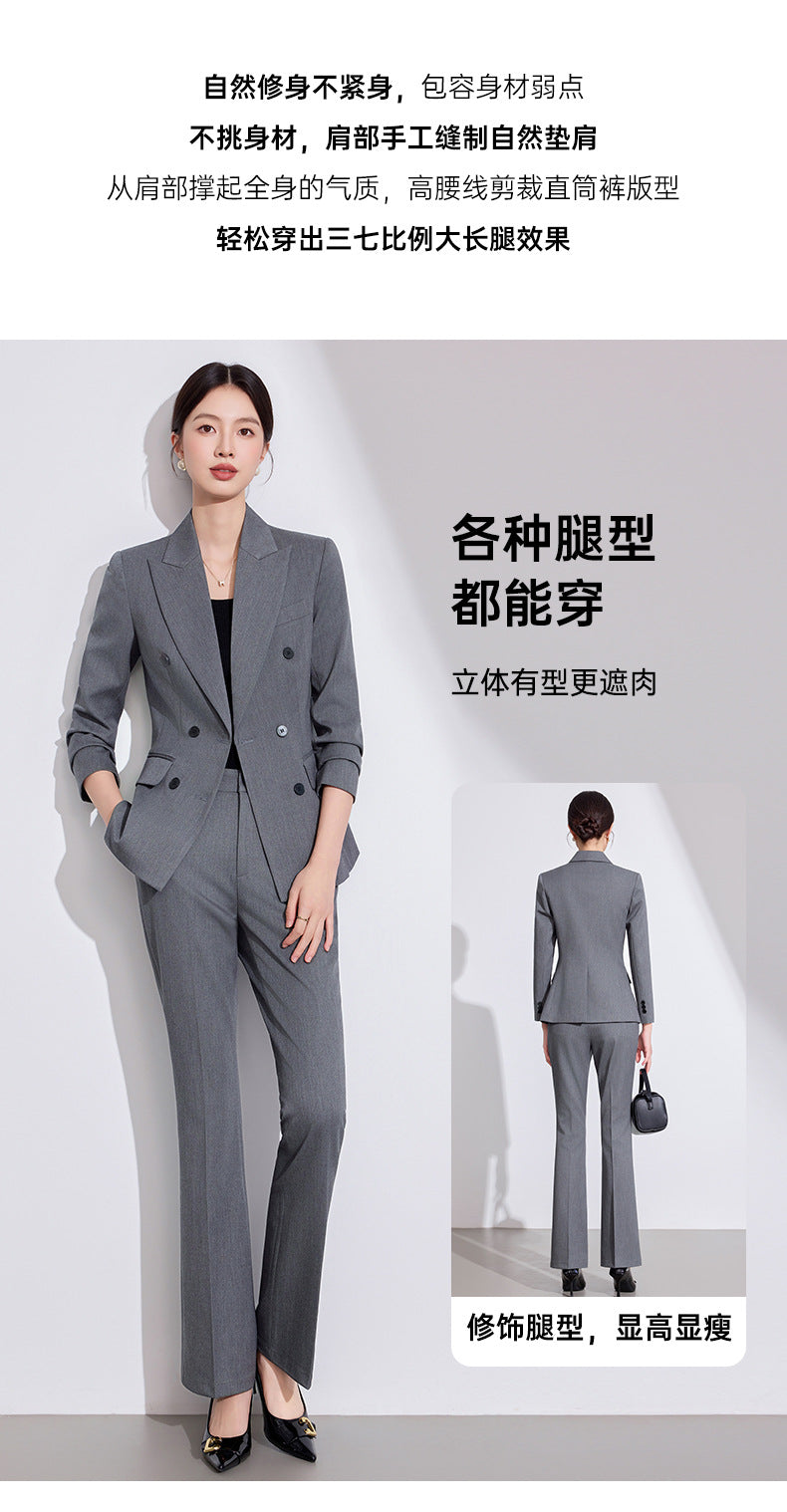 2025 Autumn and Winter Casual Fashion Suit Pants Business Wear Women's Cross-Border Export Pants Suit 6913