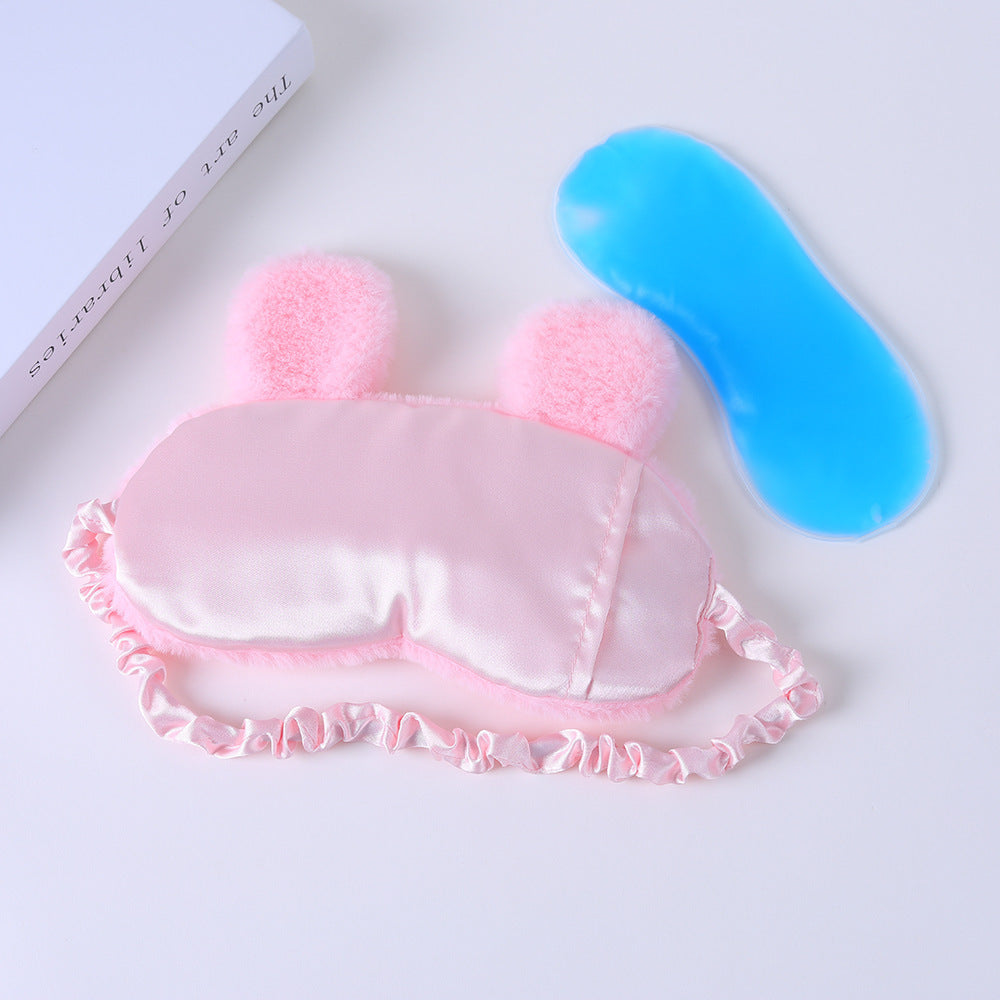 Eye Mask Ice Pack for Summer, Dual-Use Hot and Cold Gel Pvc Ice Pack, Breathable Eye Protection, Eye Cold Compress, Hot and Cold Compress