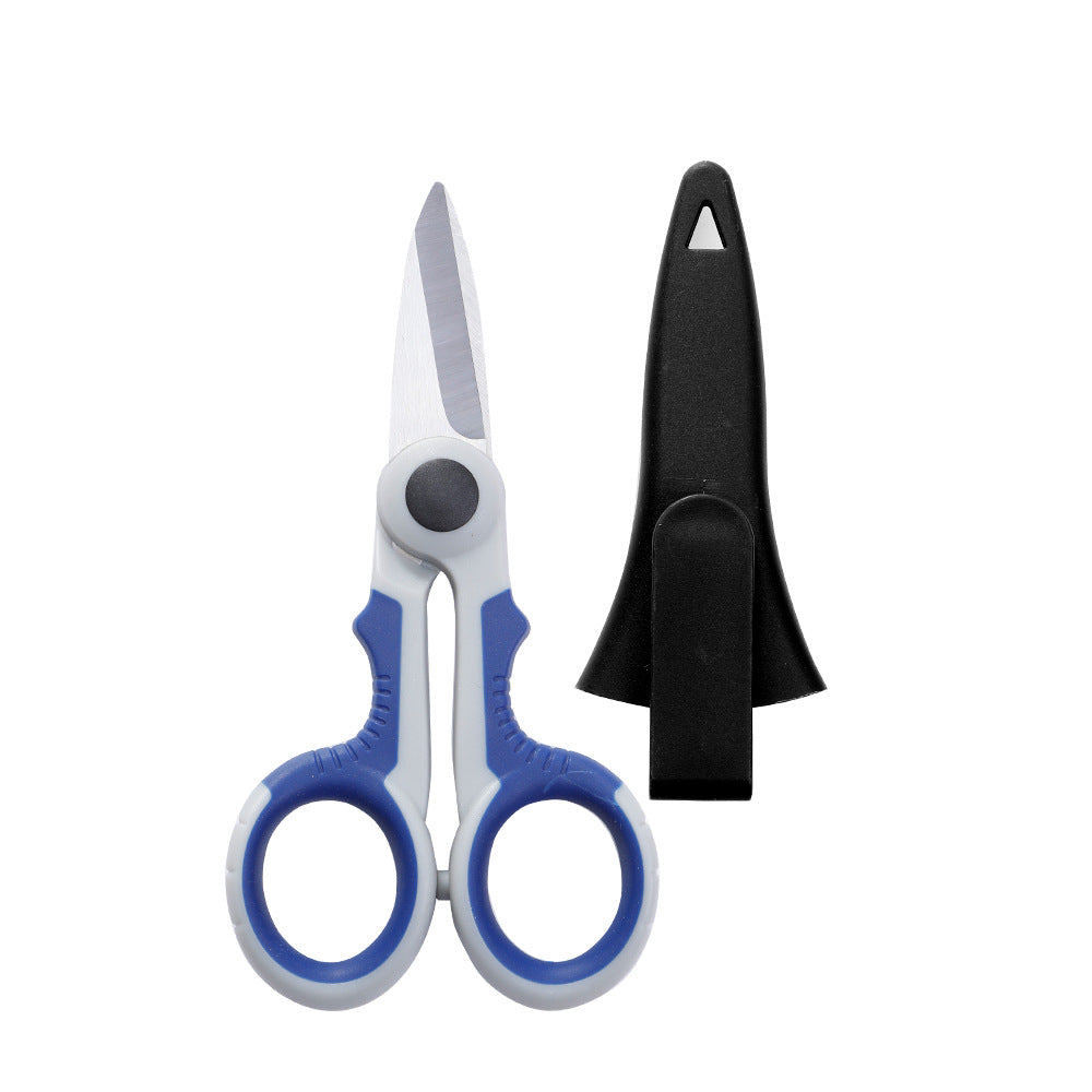 Stainless Steel Fishing Line Scissors, High-Power Fishing Line Scissors, Small Iron Wire Scissors, Outdoor Fishing Supplies, Portable