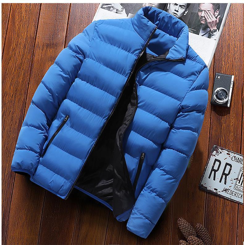 Original Foreign Trade Autumn and Winter Thickened Sports Cotton Jacket for Men, Stand Collar Cardigan, Outdoor Cotton-Padded Jacket, Casual Coat, Warm Cotton Clothing Wholesale