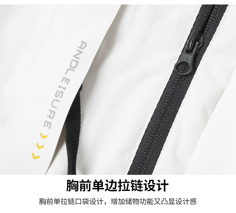 Workwear Custom Logo Winter Three-In-One Jacket for Men and Women, Removable Windproof and Waterproof Jacket with Cotton Lining