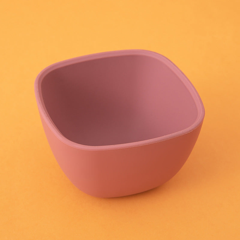 Free Shipping Cross-border Hot Selling Children's Supplementary Bowl Mini Bowl Baby Feeding Tableware Anti-drop Food Grade Mini Silicone Bowl