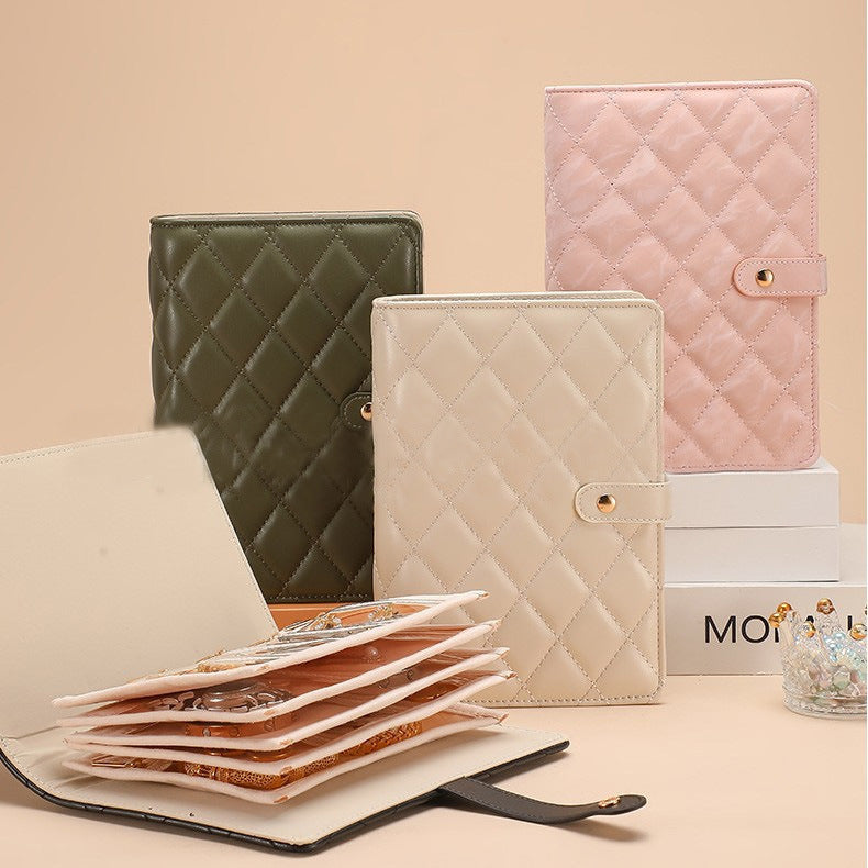 Storage Book for Jewelry, Bracelets, Earrings, Necklaces, Rings, Gold Jewelry Storage Bag, Customized Travel Portable Jewelry Bag
