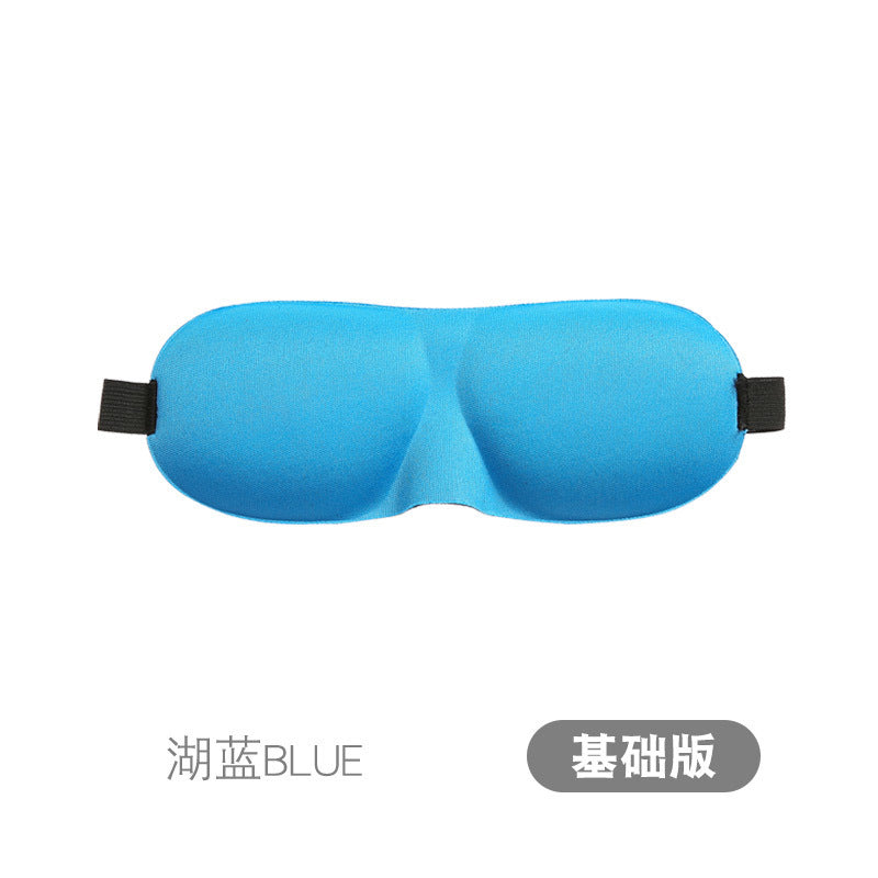 3D Eye Mask Sponge Fabric Light-Blocking Eye Protection Travel Aviation Sleep Unisex Customizable Logo Full Blackout