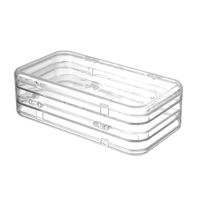 Nail Salon Influencer Portable Wearable Nail Organizer Display Box 70% off Stack Nail Transparent Dustproof Jewelry Storage Box