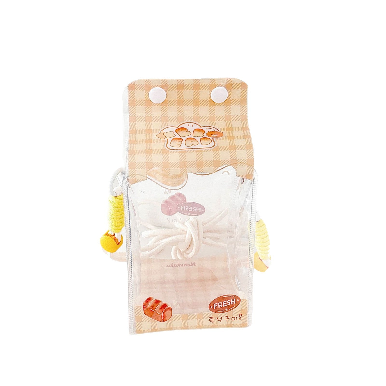 Original Cute Milk Carton Baby Bag, Blind Box Vinyl Storage Bag, Decorative Bag for Outing Baby, Portable Bag