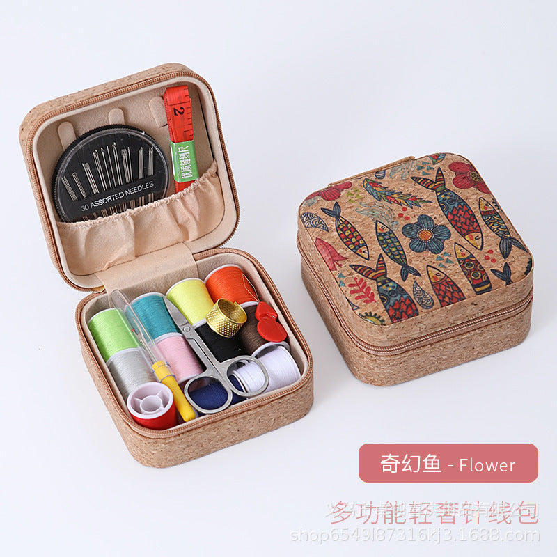 Sewing Box Household High-Quality Dormitory Sewing and Mending Sewing Kit Portable Wedding Sewing Kit Practical Sewing Thread Box