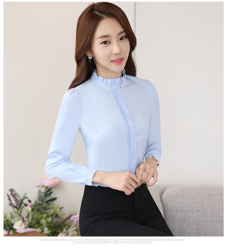 Long Sleeve Spring and Autumn Business Suit Women's Slim Fit Beauty Salon Hotel Work Clothes White Collar Interview Dress Suit Dress