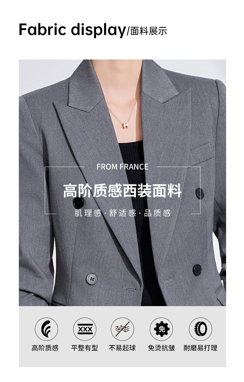 2025 Autumn and Winter Casual Fashion Suit Pants Business Wear Women's Cross-Border Export Pants Suit 6913