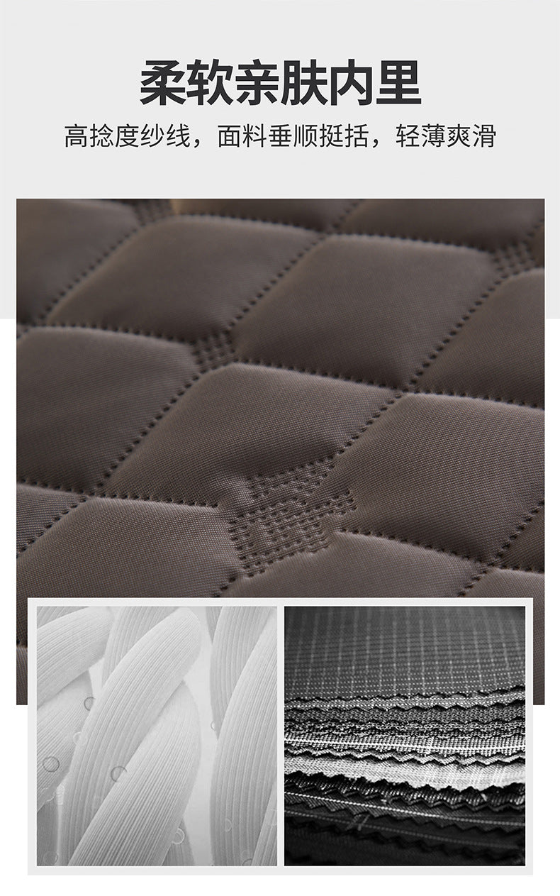 Pastoral Bird Jacket Cotton Coat Coat Winter Middle-aged and Elderly Men's Lapel Business Casual Lightweight Warm Silk Cotton Coat