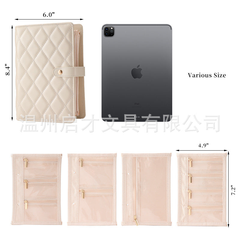 Storage Book for Jewelry, Bracelets, Earrings, Necklaces, Rings, Gold Jewelry Storage Bag, Customized Travel Portable Jewelry Bag