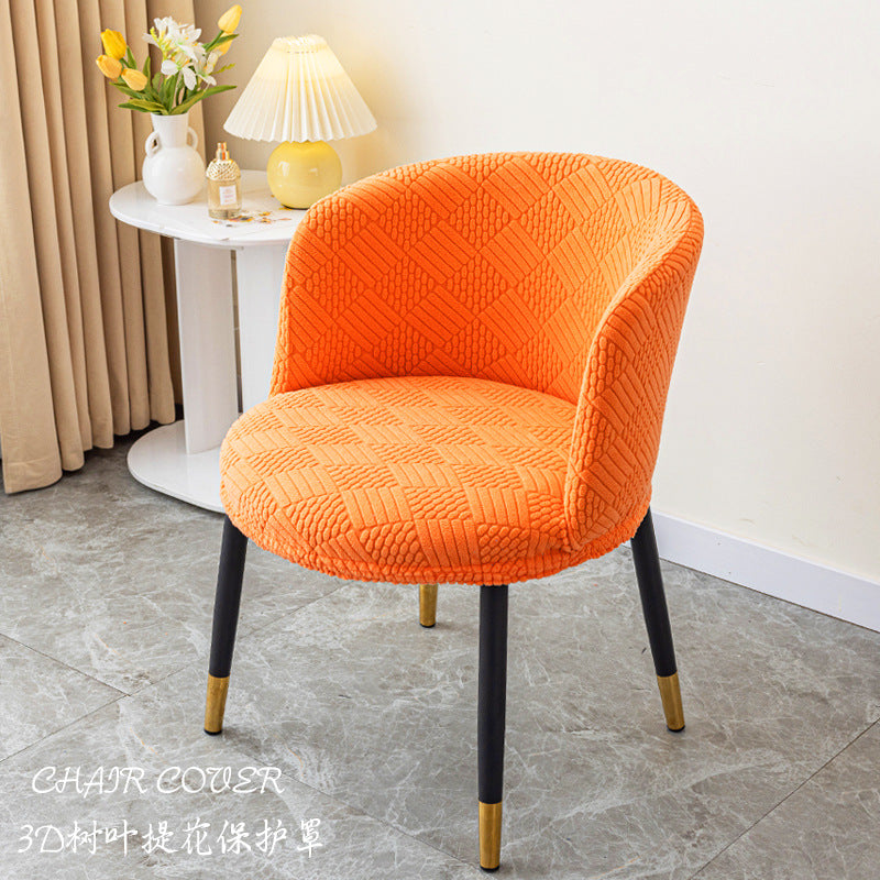 Curved chair cover dressing table dressing table office coffee shop conference semicircle chair cover chopsticks cover cover cloth