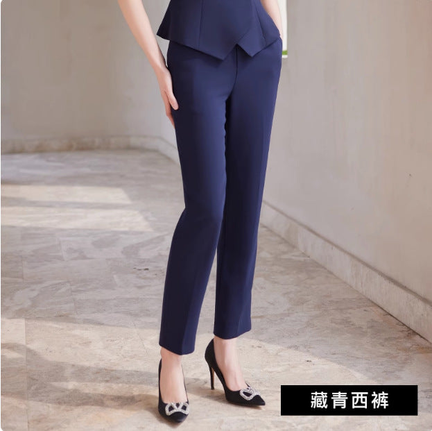 Aishangchen Sales Department Temperament Suit 2025 New Work Clothes Professional Business Short-Sleeved Suit Professional Wear