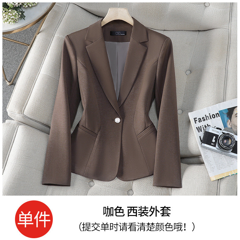 2025 Autumn/Winter Amazon Casual Fashion Women's Slim Short Chanel-Style Blazer for Cross-Border Trade 8535