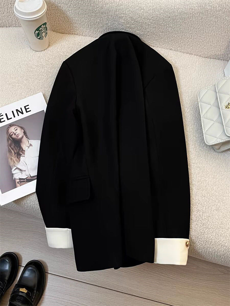 2026 New Style Elegant Commuter Blazer for Women, Spring and Autumn, Unique Design, Trendy Cross-Border Suit
