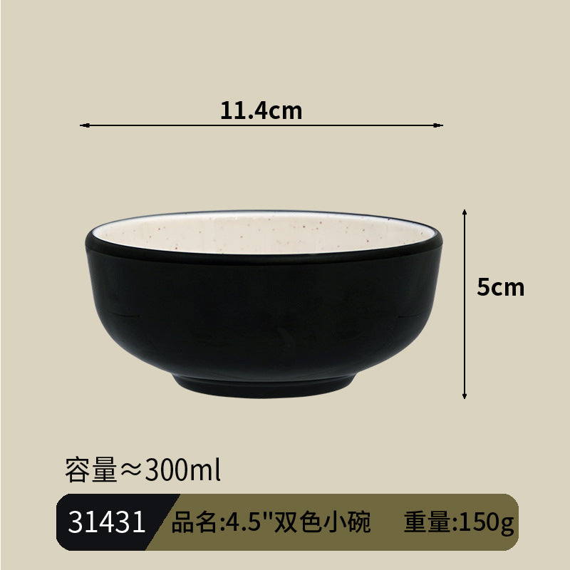 Buffet Tripe Plate Dishes and Dinnerware Mealamine Vegetable Barrel Snacks Cold Dishes Square Plate Hot Pot Shop Special Barbecue Plate