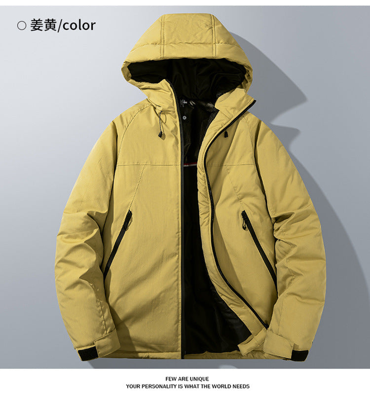 Autumn and Winter New Graphene Cotton Coat Couple's Same Style Windproof Waterproof Loose Casual Hooded Thickened Jacket