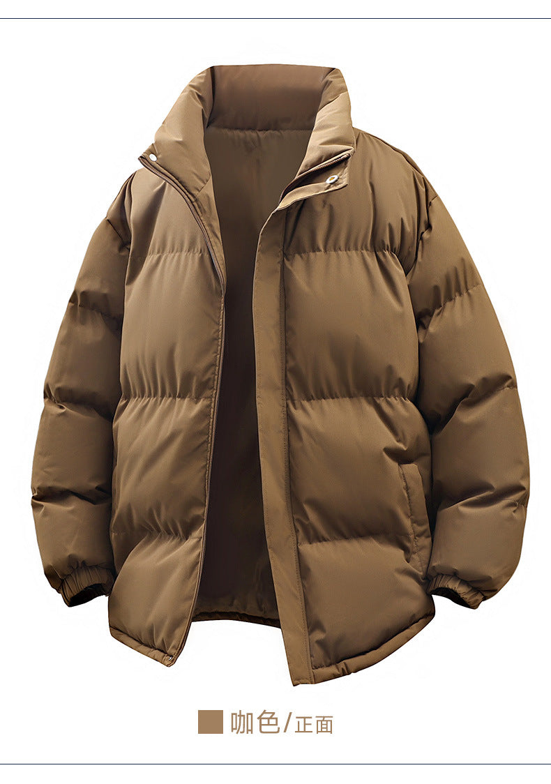 Winter cotton-padded jacket coat American fashion brand couple's bread clothing casual all-match daily loose thickened