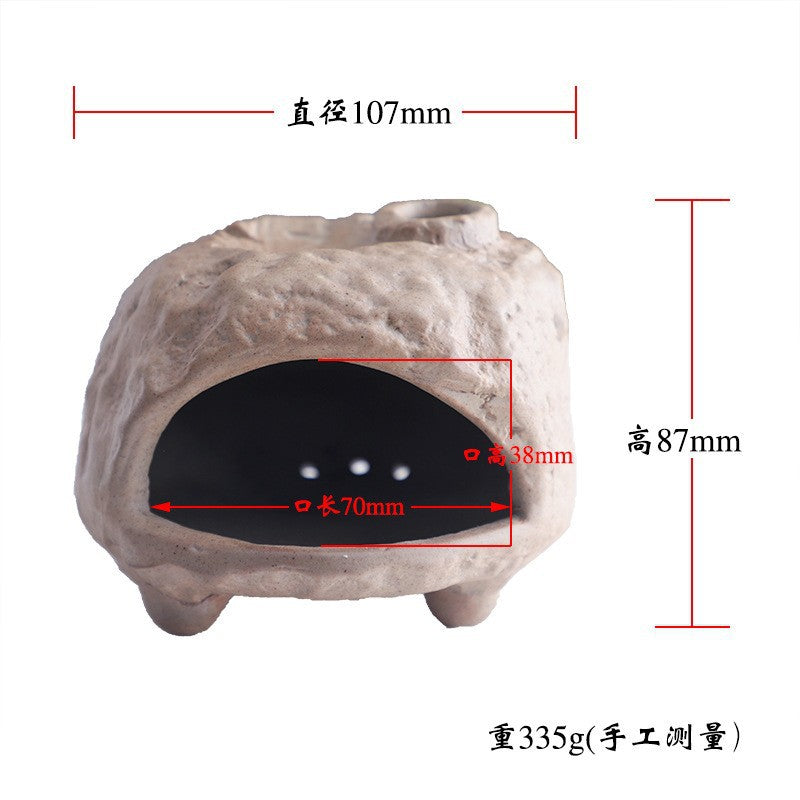 Yuerui Cross-Border Peruvian Palo Santo Holder Sage Burning Tray Ceramic Aromatherapy Fireplace