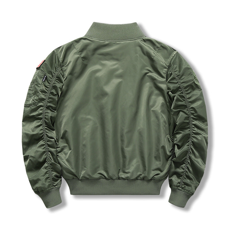 Autumn and Winter Ma1 New Jacket cotton and thickening Tooling Air Force Loose plus size Casual Jacket Baseball Suit Pilot