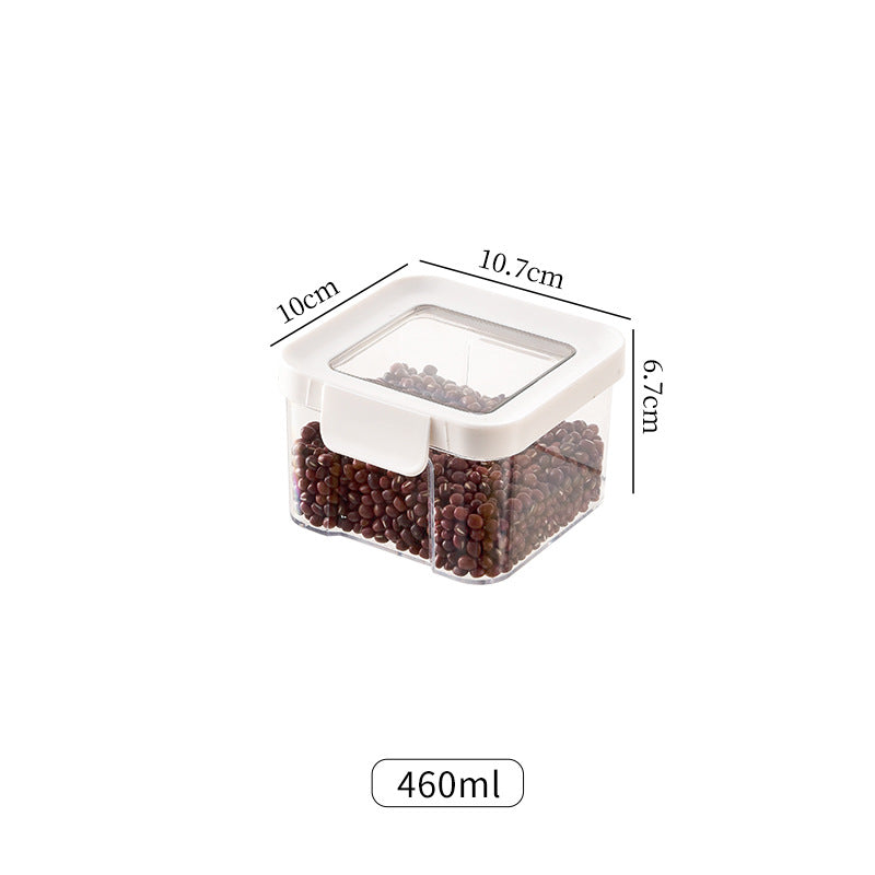 Sealed Jar for Grains, Kitchen Large Storage Sealed Box for Food, Dry Goods, Snacks, Transparent Moisture-Proof Storage Jar