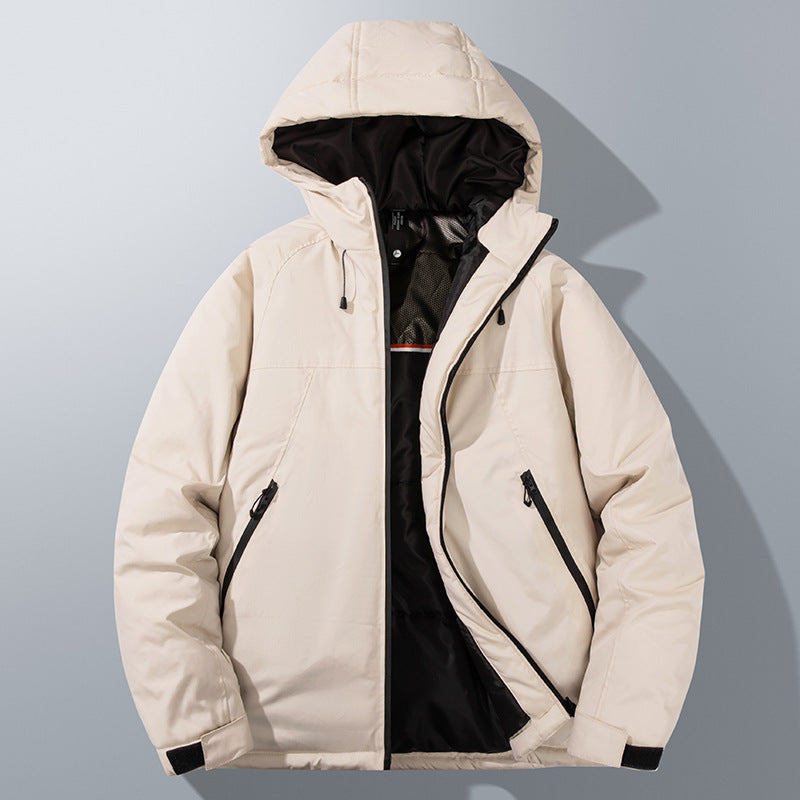 Autumn and Winter New Graphene Cotton Coat Couple's Same Style Windproof Waterproof Loose Casual Hooded Thickened Jacket
