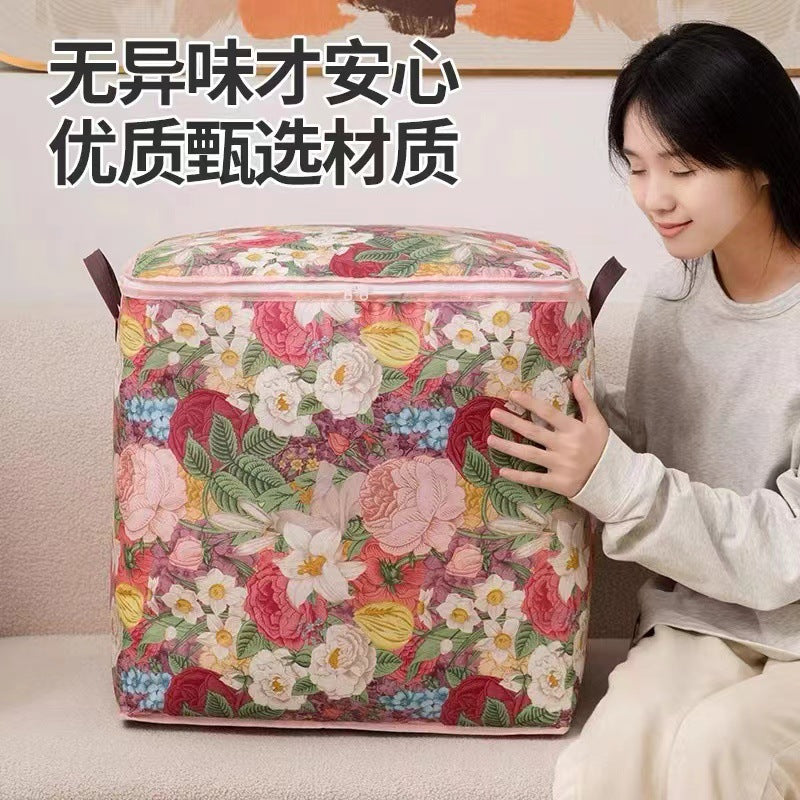 Non-woven Quilt Storage Bag Household Quilt Bag Waterproof and Moisture-proof Packaging Moving Bag Large Capacity Clothes Storage Box